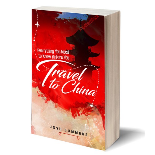 Travel book cover with the title 'eBook Design'