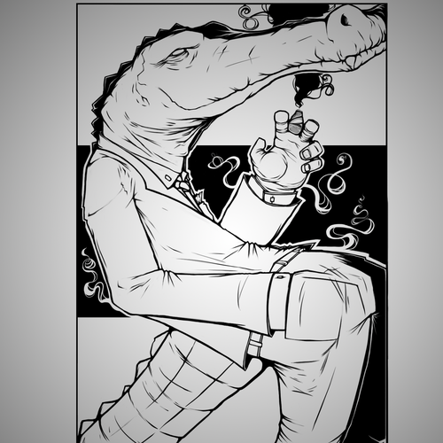 Smooth design with the title 'Master Croc'