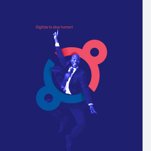 Digital media design with the title 'Digital Solution Brand'