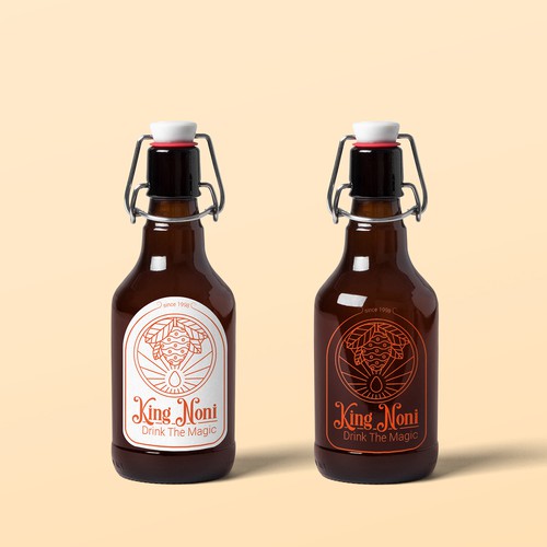 Juice bar design with the title 'logo design for juice - Mockup '