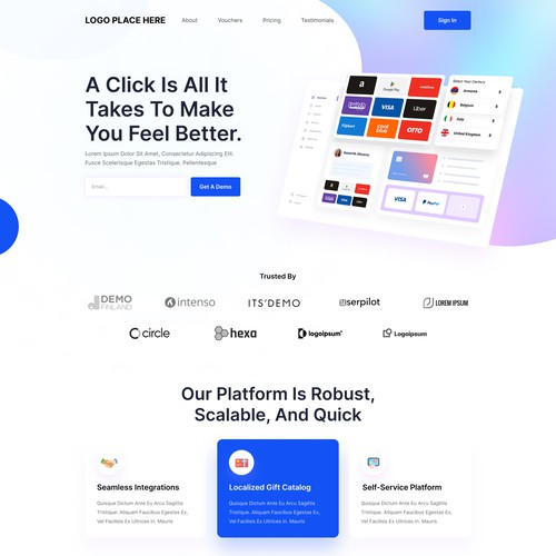 SaaS website with the title 'Verified-Pay'