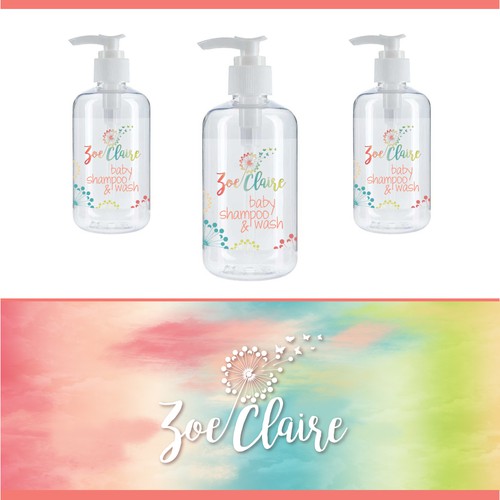 Baby design with the title 'logo design for baby products'