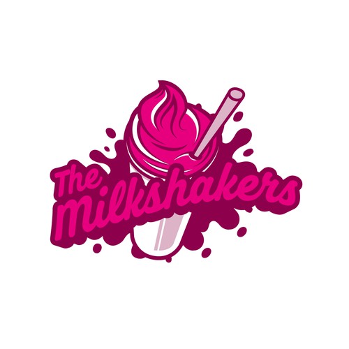 Milkshake logo with the title 'The Milkshakers'
