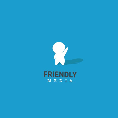 Social logo with the title 'Friendly Media Logo'