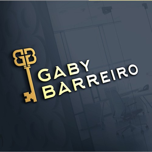 Real estate logo with the title 'Gaby Barreiro'