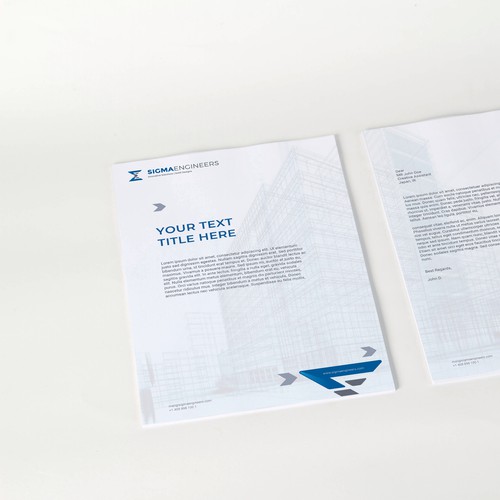 Engineering design with the title 'Print Design for Engineering Brand'