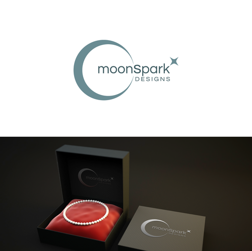 Bracelet design with the title 'Moonspark designs'