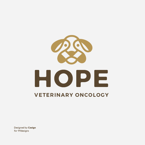 Animal logo with the title 'Hope Veterinary Oncology'