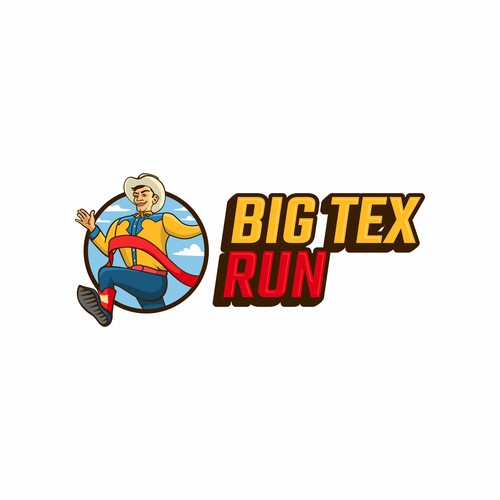 Barcelona logo with the title 'Big Tex Run'