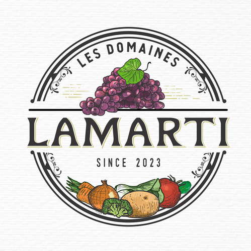 Vegetable design with the title 'LAMARTI'