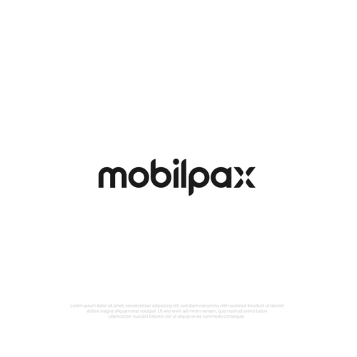 Premium logo with the title 'Logo for mobilpax'