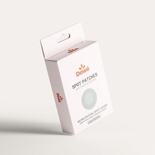 Skincare packaging with the title 'Hanging Box Packaging Design'