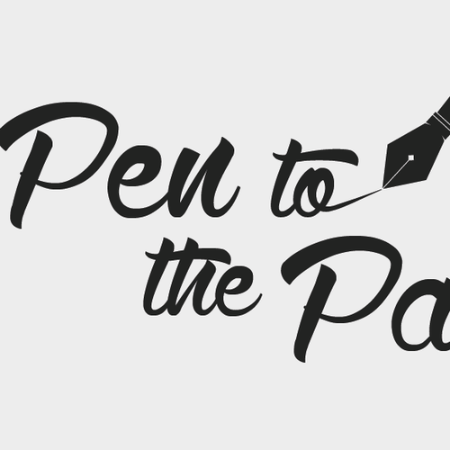 Page logo with the title '"Pen to the Page" Logo design'