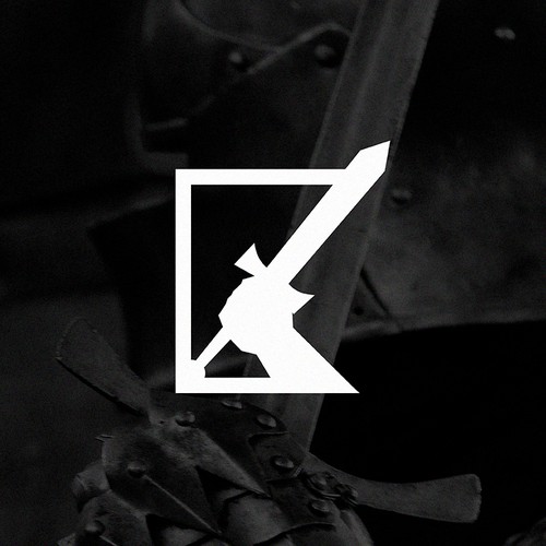 War logo with the title 'Knight Simple and Bold Logo'