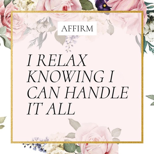 Feminine label with the title 'Label for luxury aromatic candle'