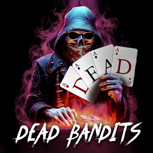 CD cover design with the title 'Dark Rock style CD Cover Design'