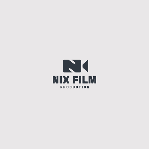 Film reel logo with the title 'NIX FILM Logo Design'