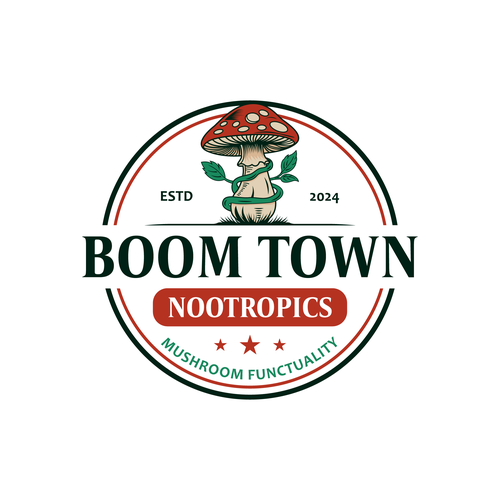 Truffle logo with the title 'Mushroom logo'