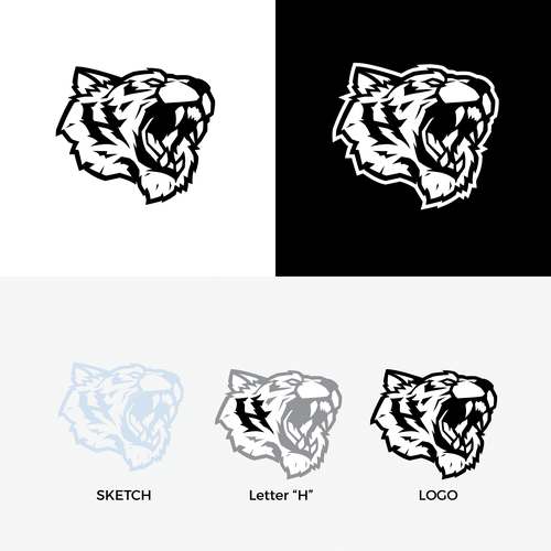 Streetwear logo with the title 'Logo design concept for Hyet'