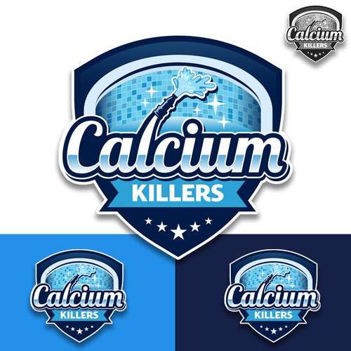 Pool logo with the title 'Calcium Killers'