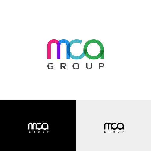 Recruitment design with the title 'MCA Group Logo'