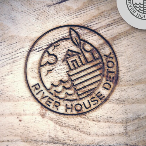 Holistic logo with the title 'river house'