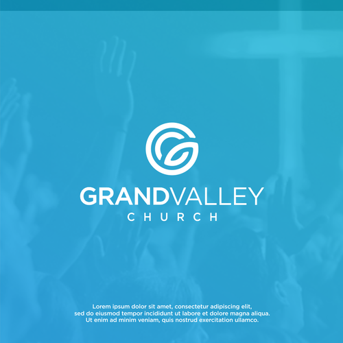 Church logo with the title 'Logo for Grand Valley Church'