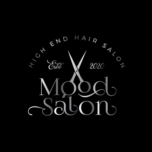 Word art design with the title 'Mood Salon'