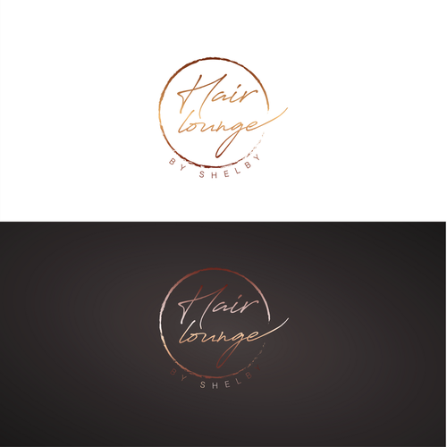 Hair brand with the title 'Hair Lounge by Shelby'