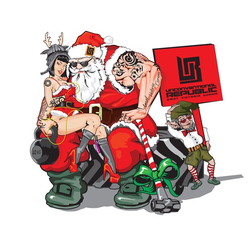 Gaming t-shirt with the title 'Santa Claus UR'