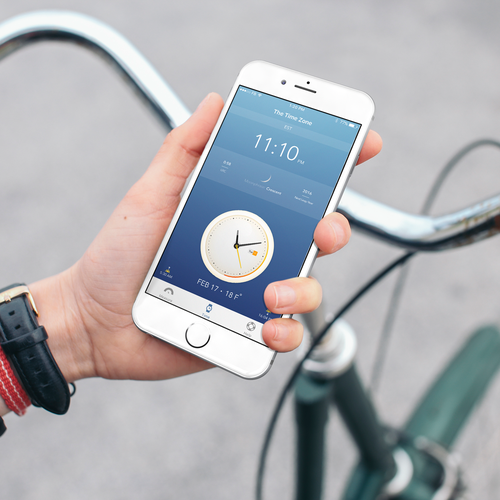 Watch design with the title 'UI Design for Watch Application'