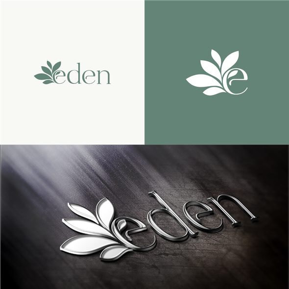 Green design with the title 'eden'