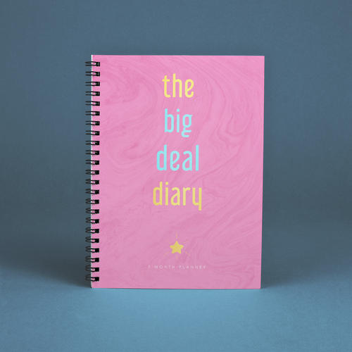 Planner design with the title 'The Big Deal Diary (Journal/Planner)'