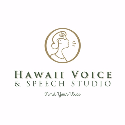 Voice logo with the title 'Hawaii Voice and Speech Studio'