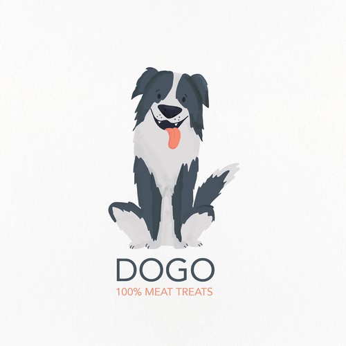 Character logo with the title 'Dogo'
