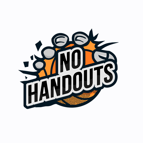 Basketball logo with the title 'logo design'