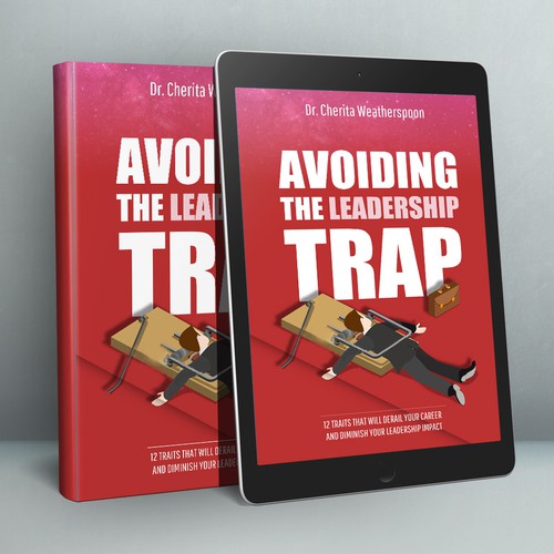 Boss design with the title 'Avoiding the Leadership Trap Book Cover'