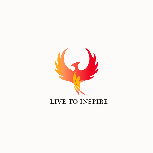 Hope logo with the title 'Live to inspire logo design'