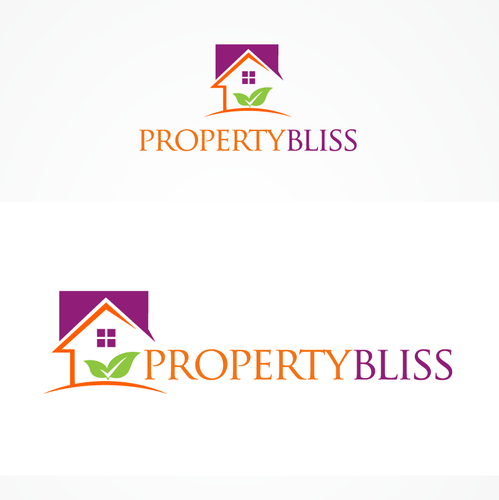 Mortgage logo with the title 'property bliss logo'