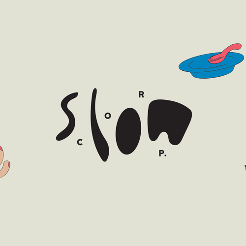 Eco design with the title 'slow corporation'