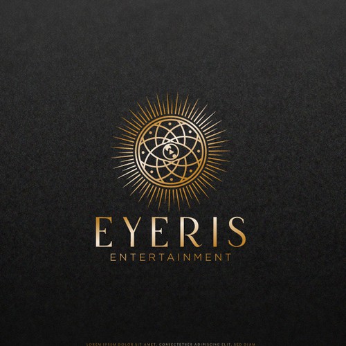 Sacred geometry design with the title 'Eyeris Logo concept!'