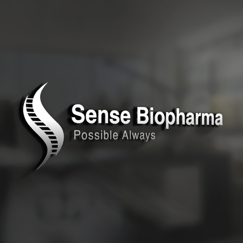 DNA design with the title 'Sense Biopharma'