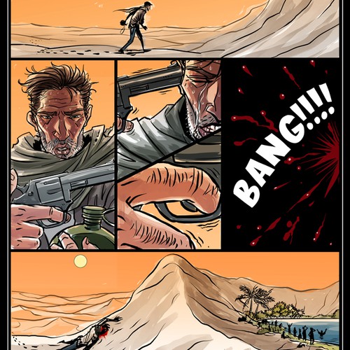 Comics design with the title 'Create the next art or illustration for PosterUnderground'