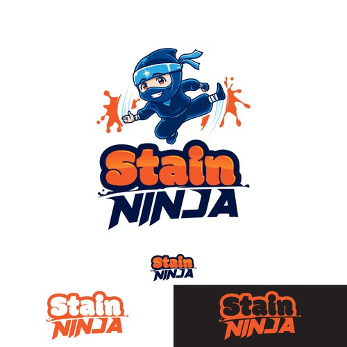 Ninja logo with the title 'Stain Ninja'