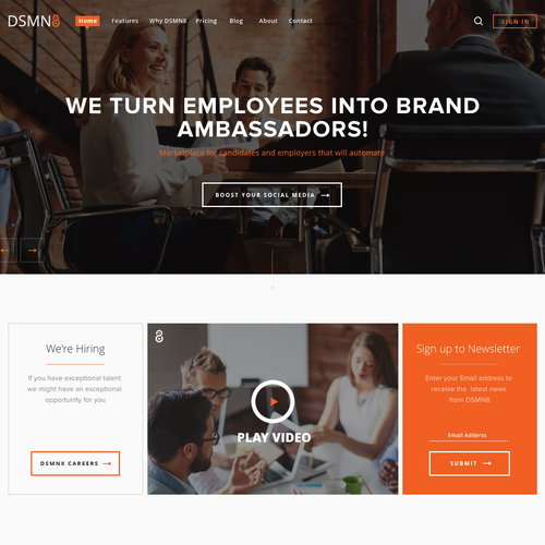 Promotional design with the title 'SMM Website Design'