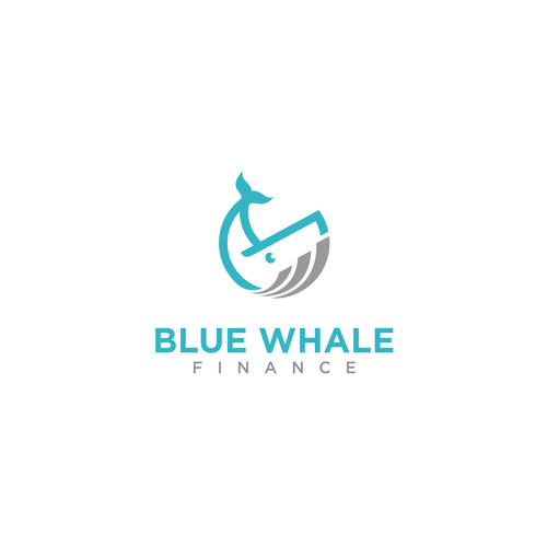 Whale design with the title 'Whale Finance Logo'