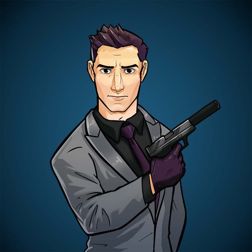 People artwork with the title 'Agent NFT'