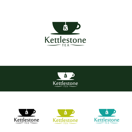 Teacup design with the title 'Kettlestone Tea'