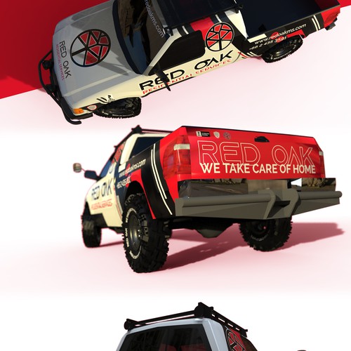 Handyman design with the title 'Car wrap - contractor/handyman'