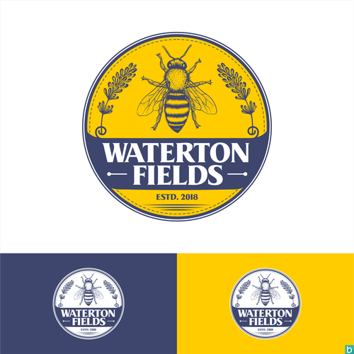 Bee brand with the title 'Waterton Fields'